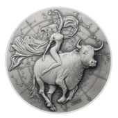 AgaKulche Tanrıça Europa Gümüş Sikke Coin - 1