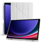 Samsung Tab A9 Plus X210 11 İnç Katlanabilir Kalemlikli Standlı Akıllı Kılıf  Gri - 5