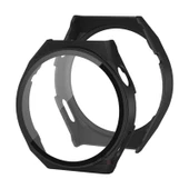 Sneezy Huawei Gt3 Pro 46mm PC Sert Kasa Ve Ekran Koruyucu  Siyah - 2
