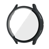 Sneezy Samsung Galaxy Watch 4 44mm PC Sert Kasa Ve Ekran Koruyucu  Siyah - 3