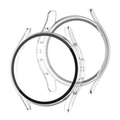 Sneezy Samsung Galaxy Watch 5 40mm PC Sert Kasa Ve Ekran Koruyucu  Şeffaf - 2