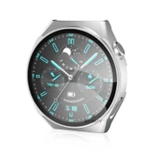 Sneezy Huawei Gt3 Pro 46mm PC Sert Kasa Ve Ekran Koruyucu  Gümüş thumbnail 7