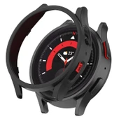 Sneezy Samsung Galaxy Watch 5 Pro PC Sert Dış Kasa Koruyucu  Siyah - 1