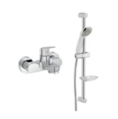 Artema Flow Round Banyo Batarya Artema Solo C Sürgülü Krom El Duşu Seti - 1