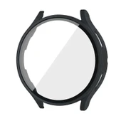 Sneezy Samsung Galaxy Watch 4 44mm PC Sert Kasa Ve Ekran Koruyucu  Gümüş thumbnail 7