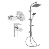 Artema Flow Soft Lavabo Banyo Batarya GMS Karine Duş Seti thumbnail 1