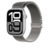 Apple Watch 7 45mm Zore KRD-100 Titanyum Hasır Kordon - 1