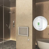 NAXOS Elektrikli Havlupan 800x578 Beyaz Mat (OnOff Düğmeli) 300W - 1
