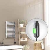 Barbados Elektrikli Havlupan 500x800 Krom  (OnOff Düğmeli) 300W - 1