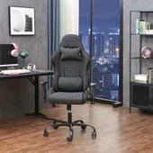 Adore Gaming Prime-X Pofesyonel Oyuncu Koltuğu - Koyu Gri Kumaş 69x119.5-130x76 cm - 7