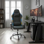 Adore Gaming Prime-X Pofesyonel Oyuncu Koltuğu - Koyu Gri Kumaş 69x119.5-130x76 cm - 1