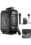 Magicvoice MV-2015 Max 300W USB-SD-BT Siyah 1E-1Y Mikrofonlu Aktif Hoparlör - 7