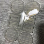 Epoksi  Silikon Kalıp Tırtıklı Kenar Ayaklı Magnet Kalıbı 7 CM  4 Lü thumbnail 5