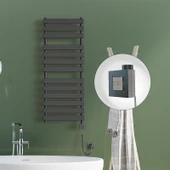 TAHITI Elektrikli Havlupan 500x950 Antrasit Texture (KTX1 Termostat) 600W Spiral Kablolu - 1