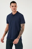 Regular Fit Erkek Lacivert Polo Yaka T Shirt  A9451-0001 - 4