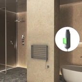 NAXOS Elektrikli Havlupan 800x578 Antrasit Texture (OnOff Düğmeli) 300W - 1