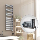 Barbados Elektirikli Havlupan 500x1600 Krom  (Thesis Termostat) 600W - 1