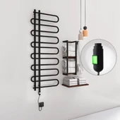 ZANTE Elektrikli Havlupan 600x1400  Siyah (OnOff Düğmeli) 600W - 1
