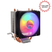 Frisby Kule Tipi Fan Cpu Bakır Boru FCL-F1332C Intel&Amd INTEL&AMD 1700+1200+1366+115X/AM5 - 2