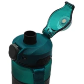 Noki Tritan Soft Touch Auto Kapak Silikon Bantlı Askılı Matara 750 ml (T-0121) - 8