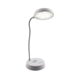 Şarjlı Akrobat 360° Masa Üstü Lamba 3 Kademe Dokunmatik Çalışma Okuma Işığı Gece Lambası Soft Işık thumbnail 5
