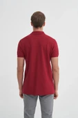 Cazador Erkek T-shirt Polo Yaka 4613 Bordo thumbnail 3