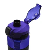 Noki Tritan Soft Touch Auto Kapak Silikon Bantlı Askılı Matara 750 ml (T-0121) - 6