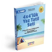 1. Sınıf 4x4'lük Tatil Tekrar Seti | 12 Fasikül+Bilişsel Etkinlikler-2025 - 2
