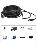 EC-5 AWG23 5 Metre Power Güç Uzatma Kablosu – 12V DC Wifi Kamera Modem Kayıt Cihazı Uyumlu - 2