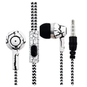 Concord C-913 Desenli Mikrofonlu Kablolu Kulak İçi Kulaklık PC Ve Telefon Kulaklığı Xiaomi Samsung Uyumlu - 1