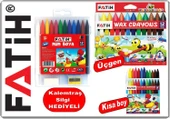 Fatih Mum Pastel Boya Polymer Crayons 12 Renk | 50130/F - 3