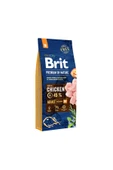Brit Premium Nature Orta Irk Tavuklu Yetişkin Köpek Maması 15 Kg - 1