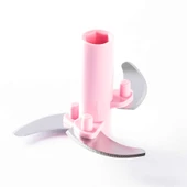 Tantitoni Füme Pembe Küçük Pratik Doğrayıcı 400ml - 2