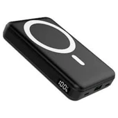 10.000mAh Dijital Göstergeli Taşınabilir 22.5W Hızlı Şarjlı Telefon Standlı Powerbank 200g Hafiflikte Ofis, Seyahatte, Alışverişte Kullanıma Uygun Şık Magsafe Powerbank thumbnail 2