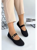 Papuçcity Dvmd 03140 Ortopedik Kadın Günlük Taşlı Babet - 10