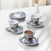 Güral Porselen Sedef 12 Parça Kahve Fincan Takımı 4540 - 1
