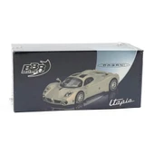 Mini GT 1/64 BBR Pagani Utopia Presentation Grigio Rinascimento - 4