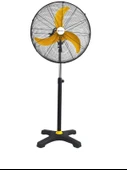 MUZEKO 75cm MZK-750 MEGA PLUS 30 INÇ SARI KANATLI SANAYİ TİPİ AYAKLI VANTİLATÖR 75CM - 1