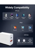 Samsung 25w Süper Hızlı Usb ve Type C Çift Girişli Şarj Adaptörü 25watt Turbo Adaptör - 5