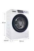 Haier I-Pro Series 1 HW100-BP14929A 1400 Devir 10 kg Çamaşır Makinesi thumbnail 5
