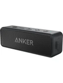 Anker Soundcore 2 Bluetooth Hoparlör - 12W Stereo Ses - IPX5 Suya Dayanıklılık - 24 Saate Varan Şarj - Siyah - A3105 (Anker Türkiye - 1