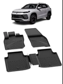 Volkswagen Tayron 2024+ Uyumlu 4.5D Premium Havuzlu Oto Paspas - Tayron thumbnail 2