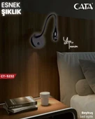 CT-5232 3W LED Esnek Boyunlu Yatak Başı Okuma Apliği Baykuş Modeli Günışığı 3200K - 7