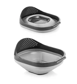 Qlüx İdeas Katlanabilir Pirinç Süzgeci Gri 26cm - 1