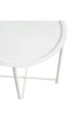 HASTUNÇ Katlanır Metal Orta Sehpa-beyaz - 2