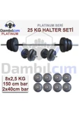 Dambılcım Platinum 25 kg Halter Seti 25 kg Dambıl Seti Ağırlık Seti Vücut Geliştirme Aleti - 3