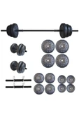 Dambılcım 65 Kg Halter Seti Dambıl Seti Ağırlık Ve Vücut Geliştirme Aleti 65 Kg Spor Dumbell Set - 2