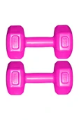 Dambılcım PEMBE 3 KG x 2 Adet 6 KG Dambıl Seti 6 KG Dumbell Set - 2
