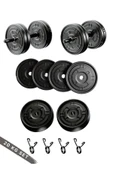 Mocca Style 20kg Mocca Diamond 20 Kg Dambıl Seti Ağırlık Ve Vücut Geliştirme Aleti 20 Kg (20 KG PLAKA AĞIRLIĞI) - 1
