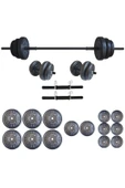 Dambılcım 75 KG Halter Seti Dambıl Ağırlık ve Vücut Geliştirme Aleti 75 KG Spor - 1